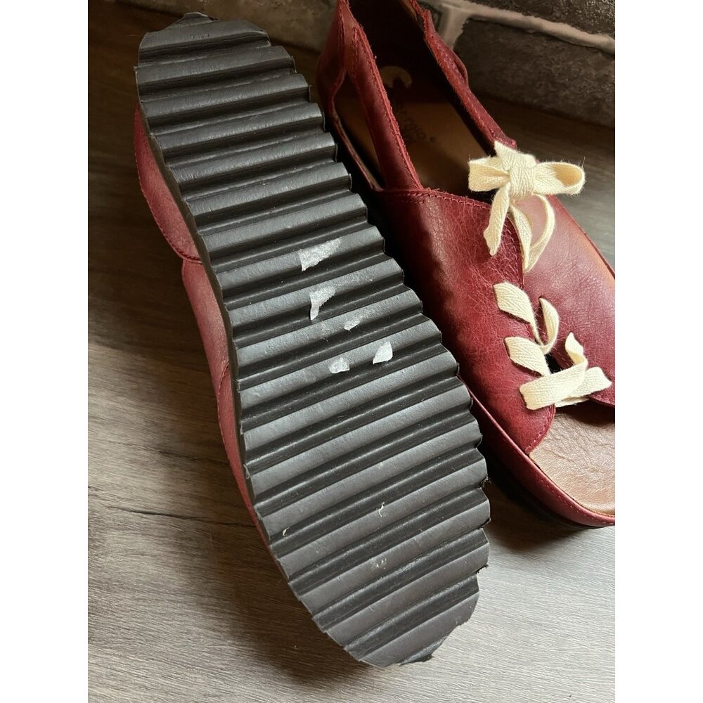Sergio Tomani Donna Women's Leather Slip-On Shoes Size 38 7.5 US - Picture 10 of 16